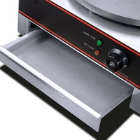 Crêpière Électrique Professionnelle Commerciale de Grande Taille Automatique Ronde Pas Chère