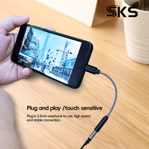 Adaptateur USB C Aux HiFi 32 bits/384 kHz, boîtier métallique tressé en nylon pour Samsung Galaxy iPad <span class=keywords><strong>Pro</strong></span> <span class=keywords><strong>MacBook</strong></span> Air - Product Image 6