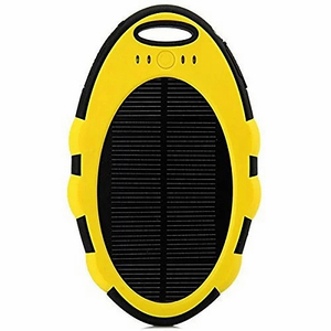 Chargeur <span class=keywords><strong>solaire</strong></span> étanche 5000 mAh avec double port USB, <span class=keywords><strong>batterie</strong></span> <span class=keywords><strong>externe</strong></span> portable robuste pour le camping - Product Image 2