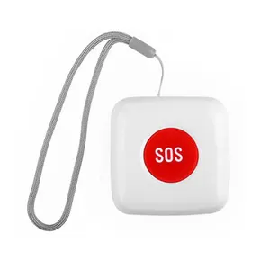 TUYA — capteur de bouton SOS ZigBee, alarme pour personnes âgées, alerte d'urgence, bouton de secours, application Smart Life, télécommande