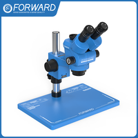 Microscope trinoculaire FORWARD FW-C55Promax 0.4 CTV pour la réparation de téléphones mobiles, outils et équipements de soudure électronique