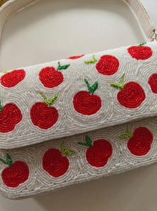 Cartera de Lino con Cuentas Hecha a Mano, Impermeable y Ecológica, Marca Craft Exim |   Accesorio de Moda Étnica Tradicional para Mujer - Product Image 4