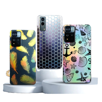 Usine directe cristal coloré 3D HD clair Anti-empreintes digitales peau personnalisable Mobile autocollant Ultra clignotant tablette couverture arrière