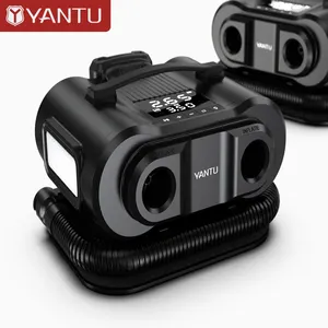 YANTU A10 akülü lastik Inflators taşınabilir çift silindir hava kompresörü 12V DC AC elektrik çok fonksiyonlu pompa SUV yatak SUP