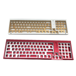 Tự làm tùy chỉnh thiết kế nhiều màu Anodizing nhôm bàn phím trường hợp tấm OEM CNC gia công cơ khí Bàn phím kim loại - Product Image 3