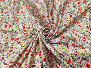 Multicolor Printed 100% <b>Polyester</b> Satin <b>Fabric</b> for Sewing DIY Crafts Wedding Dress Design Soft Smooth Shiny for Creative Girls - Product Image 5