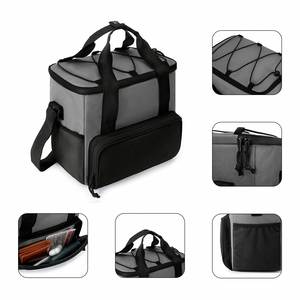Custom Logo OEM Outdoor Thick Foam PEVA Lining Waterproof for Picnic Travel Trip Insulated Cooler Bag - Product Image 2
