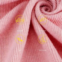 Tissu en laine côtelée à grosses mailles texturées pour vêtements et pulls pour animaux de compagnie