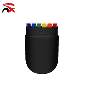 Juego de crayones de pintura facial de arcoíris lavables y seguros de 6 colores, fácil de aplicar, palos de dibujo de cara de arcoíris, Mes del Orgullo festivo - Product Image 4