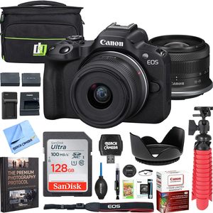 Appareil photo <span class=keywords><strong>EOS</strong></span> <span class=keywords><strong>R50</strong></span> V d'occasion - Appareil photo pour vlog compatible avec les objectifs RF |   Équipement pour créateurs de contenu pour le vlogging |   Bluetooth activé - Product Image 3
