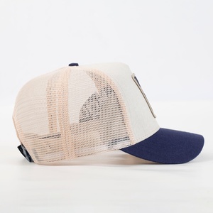 High Quality 5-Panel Mesh Trucker <b>Hats</b> Sika Deer Pattern Embroidered Cloth for <b>Summer</b> Performance Fishing Hip Hop Animal Cap - Product Image 3