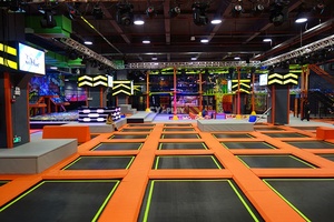 Parque de Trampolines Interior con Estándares EN1176, Centro Deportivo con Circuito de Obstáculos Ninja Warrior <span class=keywords><strong>para</strong></span> Niños - Product Image 2