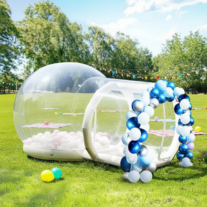 Casa Gonfiabile a Bolle con Palloncini che si Gonfiano all'Interno, Tenda a Bolle Trasparente a Forma di Igloo - Product Image 3