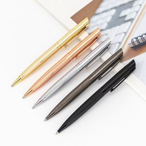 Vente flash - Stylo bille publicitaire de luxe de qualité supérieure en métal pour cadeaux d'entreprise, personnalisation du logo - Product Image 3