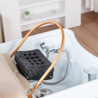 Station de lavage de cheveux portable avec lavabo pour spa capillaire, chaise de lavage, lavabo pour salon de coiffure