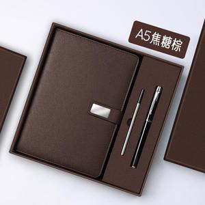 Set de Regalo de Cuaderno de Cuero de Lujo Promocional al por Mayor, Diario A5 Recargable, Set de Regalo Corporativo con Bolígrafo - Product Image 6