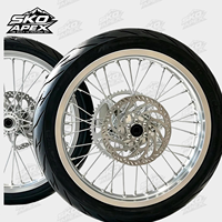 مجموعة إطارات سوبرموتو Surron Light Bee X LBX مقاس 17 بوصة مع محور CNC وإطارات CST 70/90 90/80-17 للدراجات الكهربائية الترابية وقطع غيار التحويل