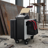 Machine de nettoyage au laser pulsé HANTENCNC pour la restauration des meubles anciens en bois, l'élimination de la peinture et de la laque