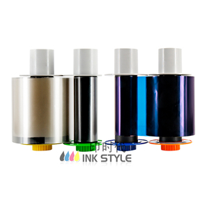 Compatible avec l'imprimante de cartes d'identité HDP5000 Ruban couleur YMCK 075423 500 images & <span class=keywords><strong>Film</strong></span> 075425 1500 images - Product Image 4