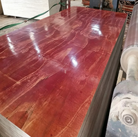 Contreplaqué filmé brun de 1220x2440mm avec face phénolique pour coffrage de pont, facile à couper et à clouer