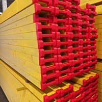 Vigas de Madera H20 al por Mayor, Vigas de Madera H20 Reutilizables Múltiples Veces para Encofrado de Hormigón