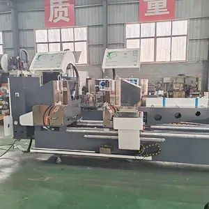 Aluminum Door And Window Assembly Cnc 2 Head Cutting Machine Double Head Saw Machine