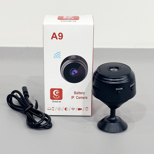 กล้องไร้สาย A9 ความละเอียด 1080p HD พร้อมระบบมองกลางคืน สำหรับความปลอดภัยภายในบ้าน บีบอัดวิดีโอ H.265 เซ็นเซอร์ CMOS ขนาดเล็ก เชื่อมต่อ WiFi รองรับ MicroSD - Product Image 4