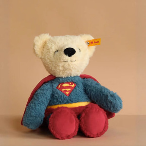 2025 bán buôn steiff Superman Gấu bông cao cấp sưu tập sang trọng với nút cổ điển trong nhãn hiệu tai - Product Image 5