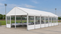 Tenda per Eventi con Struttura in Alluminio a Campata Libera per Mostre, Ricevimenti e Attività Commerciali