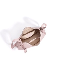 Nouveau Sac à Bandoulière Croissant de Luxe pour Femme en Cuir Véritable, Sac à Main Élégant de Créateur avec Fermeture Éclair, Vente en Gros