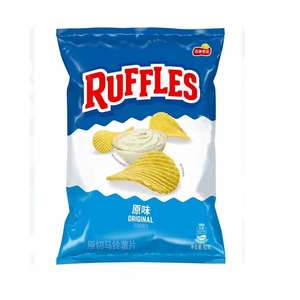Nouveauté en collations asiatiques : <span class=keywords><strong>chips</strong></span> de pommes de terre <span class=keywords><strong>Ruffles</strong></span> au cheddar et à la crème sure, <span class=keywords><strong>chips</strong></span> de légumes, 82g - Product Image 5