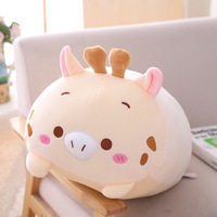 Vente en gros de jouets pour hamster en peluche de dessin animé personnalisés oreillers d'éléphant en peluche douce pour la décoration intérieure coussins de canapé pour enfants