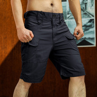 Pantalon court tactique imperméable et anti-déchirure pour homme, idéal pour la randonnée estivale, la chasse, avec plusieurs poches, pantalon cargo safari