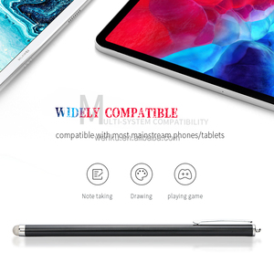 Venta al por mayor lápiz óptico de pantalla táctil de metal largo elegante pluma con punta de fibra pluma táctil para teléfono iPad lápiz óptico pedido a granel para <span class=keywords><strong>Android</strong></span> - Product Image 2