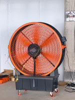 Ventilateur de brumisation en plastique à prix compétitif, résistant à la rouille, pour projets de refroidissement à grande échelle