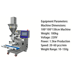 Machine automatique de table haute vitesse en acier inoxydable HN QDMECH pour la formation de Kubba et la fabrication de Kibbeh pour la restauration du Moyen-Orient - Product Image 5