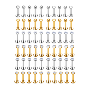 Оптовая продажа, титановое циркониевое кольцо для ушей - Product Image 1