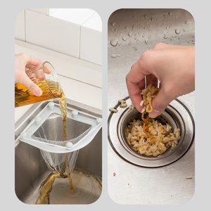 Kitchen Disposable Portable Filter <b>Sink</b> Net Filter <b>Strainer</b> Mesh for <b>Sink</b> Rack Sewer Triangular Outfall Drain <b>Strainer</b> - Product Image 2