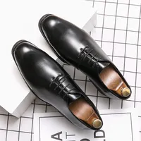 Zapatos de piel auténtica para hombre, calzado de vestir puro para oficina, 2022