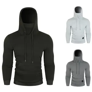 Wholesale High Quality Custom Logo New Fashion Man Hoodies Embossed Printing Oversize Mens Hoodies