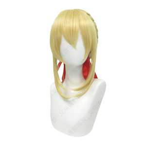Anime Violet <span class=keywords><strong>Evergarden</strong></span> Cosplay Double Tresses Perruque Cosplay Synthétique Longue Résistant à la Chaleur pour les Femmes Jeu de Rôle - Product Image 1