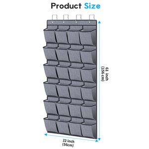 Bán buôn qua cửa treo lưu trữ giày 24 túi Giày tổ chức 1 gói - Product Image 2
