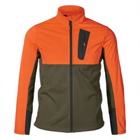 Veste de chasse en laine pour homme hautement recommandée, tissu softshell 100% polyester respirant, hiver, couleur unie, personnalisable