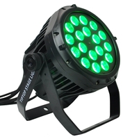 Projecteur LED professionnel 18 x 12W 15W 18W RGBWA UV en aluminium, étanche, sans fil DMX512, pour mariage, discothèque, bar, extérieur