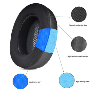 Coussinets d'oreille de remplacement Cool GEL pour <span class=keywords><strong>JBL</strong></span> LIVE <span class=keywords><strong>500</strong></span> coussinets d'oreille en mousse oreiller coussin tasses couverture pièces de réparation casque Live500 - Product Image 2