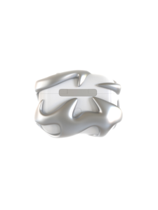 Premium <span class=keywords><strong>Original</strong></span> Matte Grillz Style Silver para <span class=keywords><strong>AirPods</strong></span> <span class=keywords><strong>3</strong></span> Case Unique Premium Feel Funda protectora para auriculares - Product Image 3