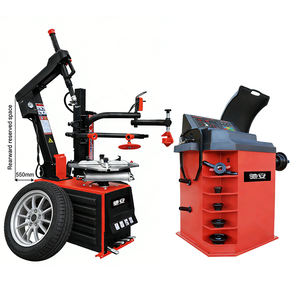 Démonte-pneus de voiture 3000 kg à triple point de pression, avec fonction de démontage automatique, option d'équilibrage de roue, ensemble de machine à retirer les pneus 24 pouces - Product Image 1