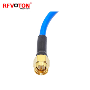 Nhà máy cung cấp SMA nam cắm để SMA nam cắm rg405 (RF) Jumper Cáp chuyển đổi kết nối lắp ráp trong kho Pigtail RoHS 15cm - Product Image 6