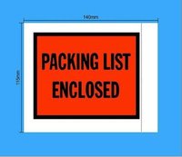 Fangda taille sur mesure pour papier lettre liste d'emballage enveloppe adhésive étiquette d'expédition pochette/manche