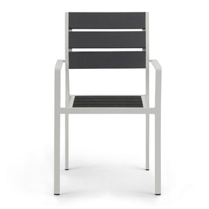 Mobilier de jardin en aluminium, mobilier de salle à manger, de luxe, <span class=keywords><strong>Six</strong></span> accoudoirs, Table rectangulaire, Patio, hôtel - Product Image 2